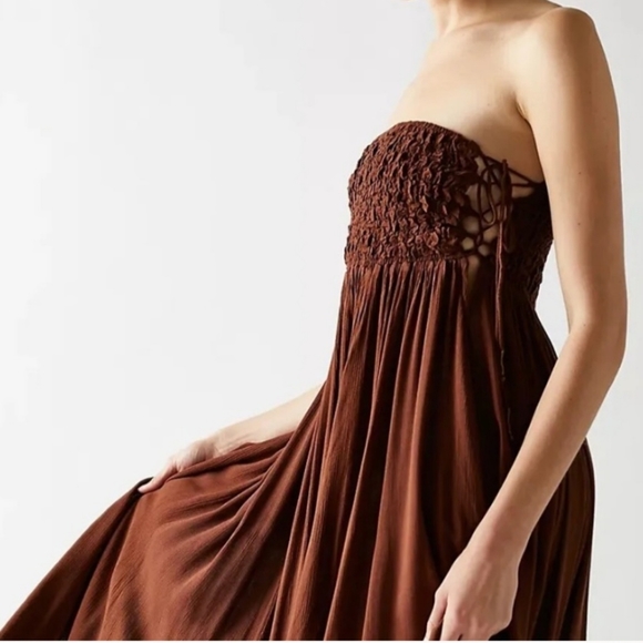 NWOT Free People Turning up the Temperature Maxi by Endless Summer Small - Picture 3 of 7